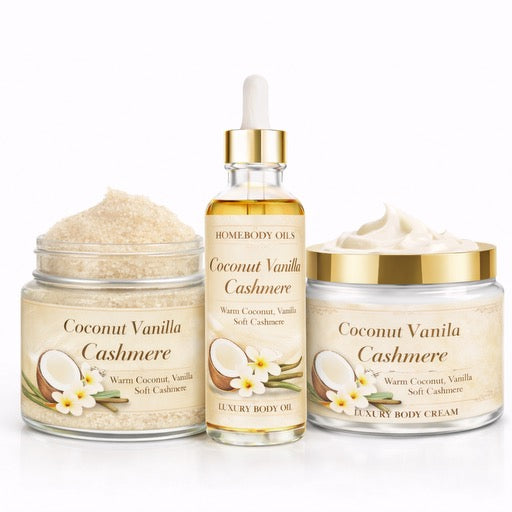 Coconut Vanilla Cashmere Layering Set