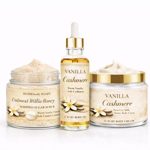 Vanilla Cashmere Layering Set