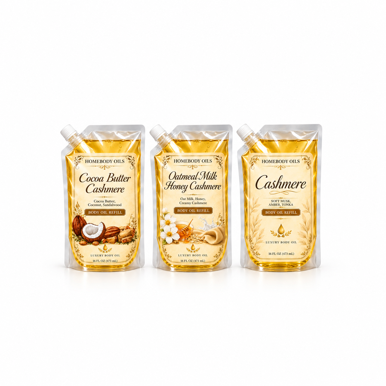 Body Oil Refills