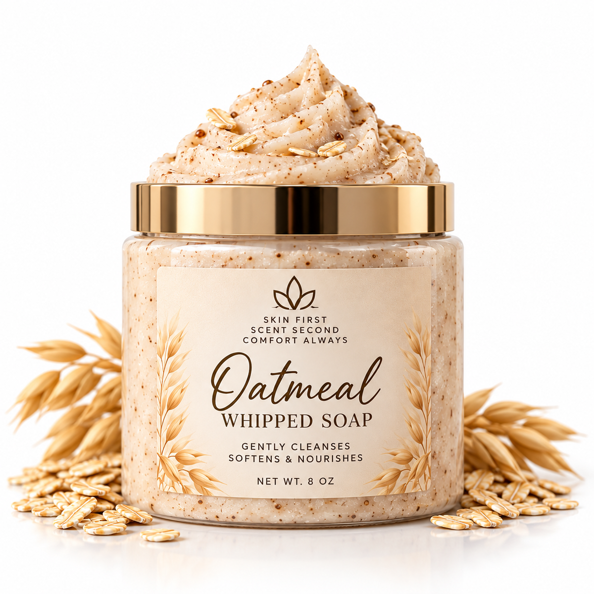 Oatmeal Whipped Soap