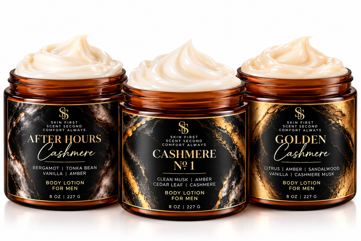 Men’s Cashmere Cream Body Trio