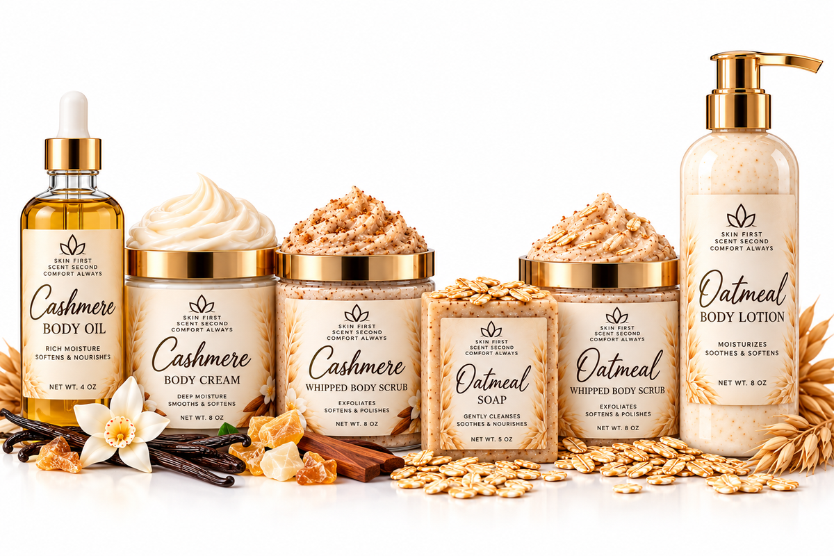 Cashmere & Oatmeal Set