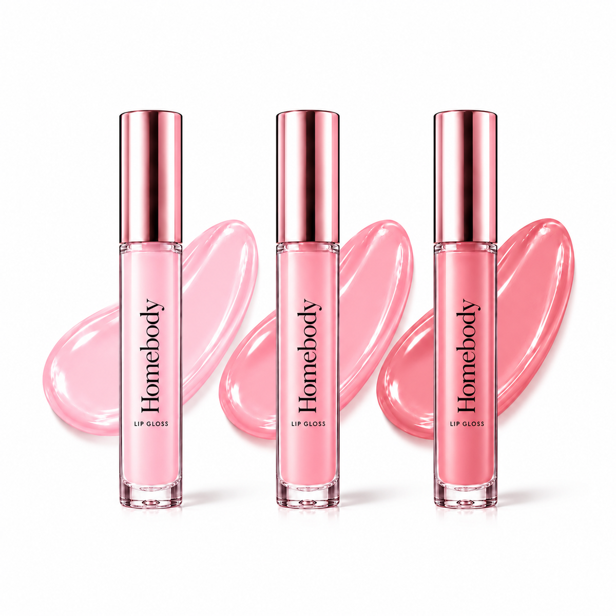 Homebody Pink Nude Lipgloss Collection